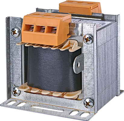 Single phase safety and insulating transformers IP00