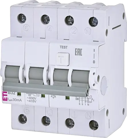 KZS-4M 3p+N AC B32/0.03