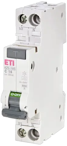 KZS-1MS 1p+N A B6/0.03