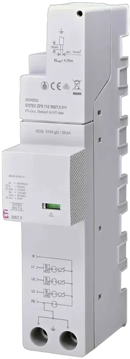 Image of *ETITEC ZP T12 300/7,5 3+0 RC