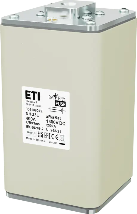 Image of NHG3L aR/aBat 400A/1500V DC AL