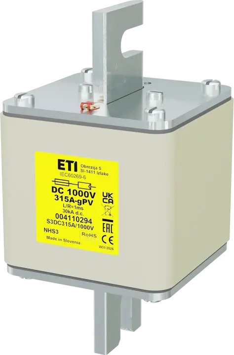 Image of NHS3 gPV 315A/1000V DC