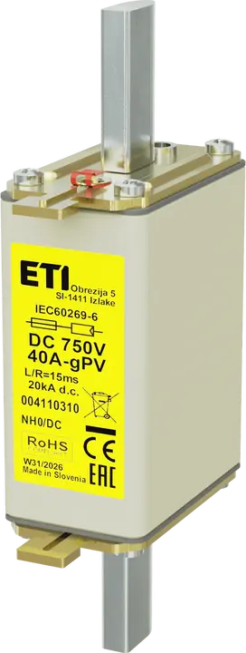 Image of *NH0 gPV 40A/750V DC