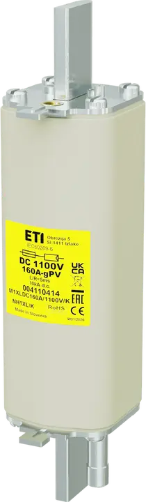 Image of NH1XL/K gPV 160A/1100V DC