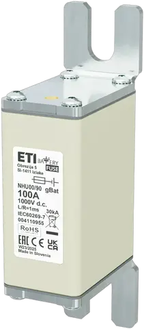 NHU00/90 gBat 100A/1000V DC
