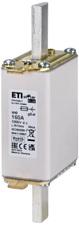 Image of NH0 gBat 100A/1000V DC