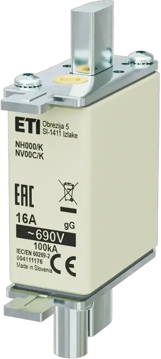 Image of NH000/K gG 16A/690V