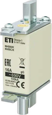 Image of NH000/K gG 16A/690V