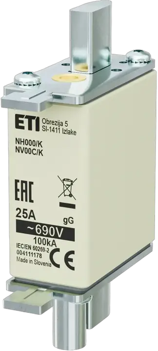 Image of NH000/K gG 25A/690V