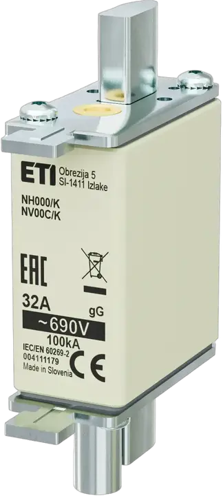 Image of NH000/K gG 32A/690V