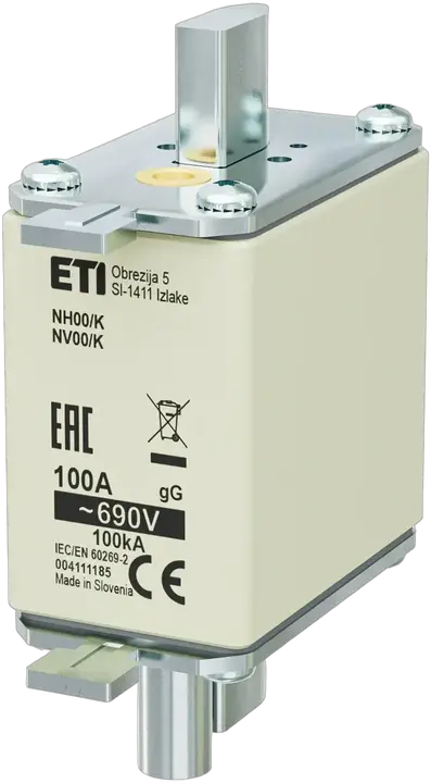 Image of NH00/K gG 100A/690V