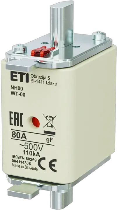 Image of NH00 gF 80A/500V