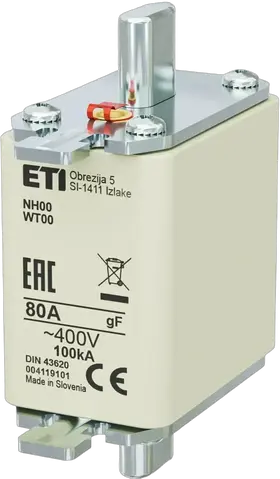 Image of NH00 gF 80A/400V