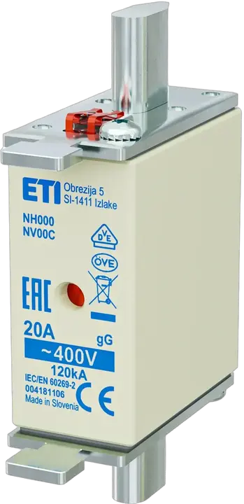 Image of NH000 gG 20A/400V
