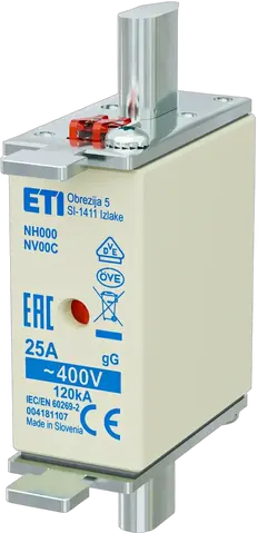Image of NH000 gG 25A/400V