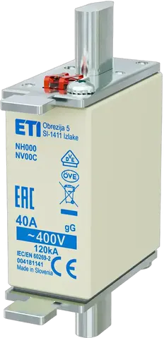 NH000 gG 40A/400V korr.