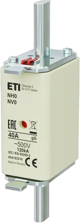 Image of NH0 gG 40A/500V