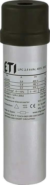 Image of LPC 2,5 kVAr, 400V, 50Hz