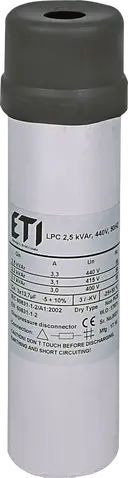 Image of LPC 2,5 kVAr, 440V, 50Hz