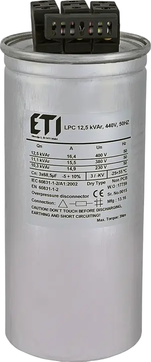 Image of LPC 12,5 kVAr, 440V, 50Hz