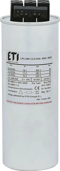 Image of LPC-DW 12.5 kVAr, 400V, 50HZ