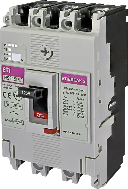 Image of EB2S 160/3LF 125A 3p