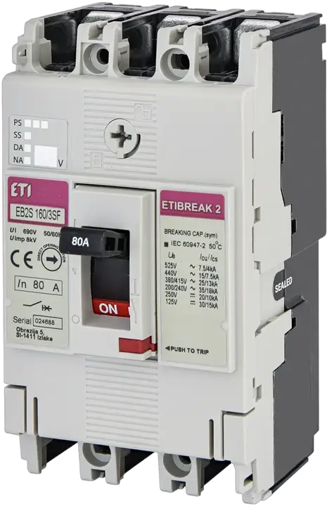Image of EB2S 160/3SF 80A 3p