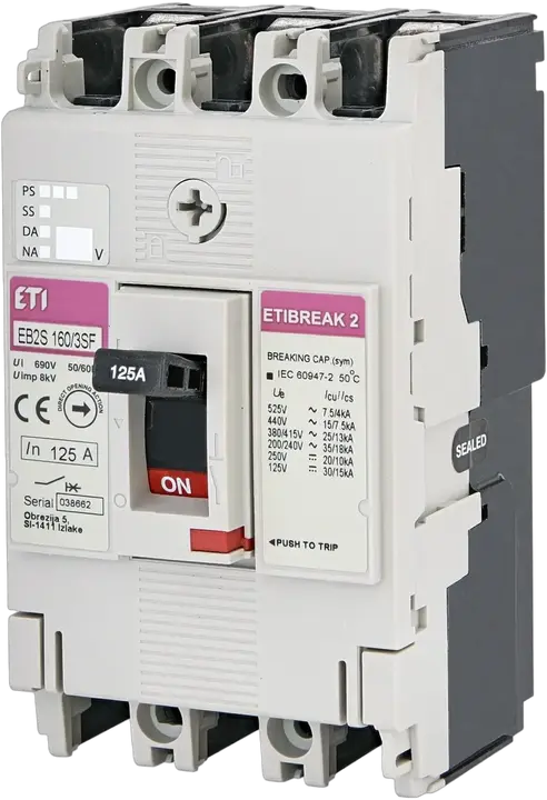 Image of EB2S 160/3SF 125A 3p