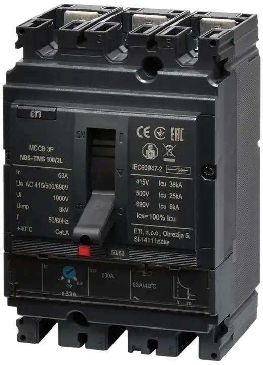 Image of NBS-TMS 100/3L  63A 3P