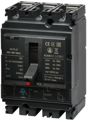 Image of NBS-TMS 100/3L  25A 3P