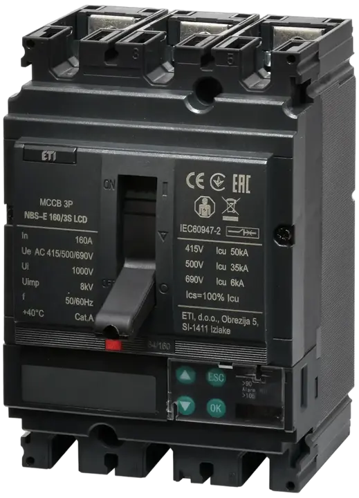 Image of NBS-E 160/3S LCD 160A 3P