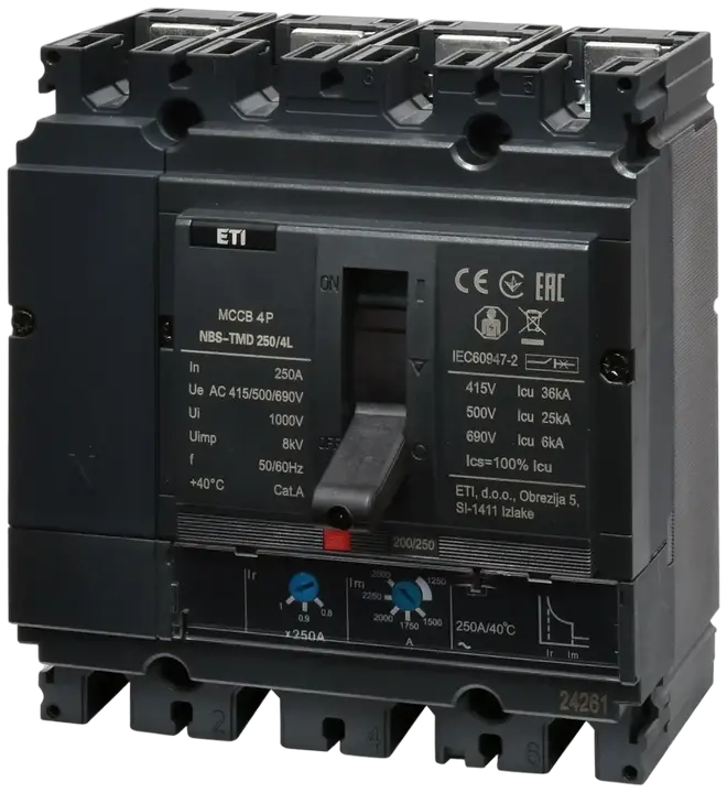 Image of NBS-TMD 250/4L 200A 4P