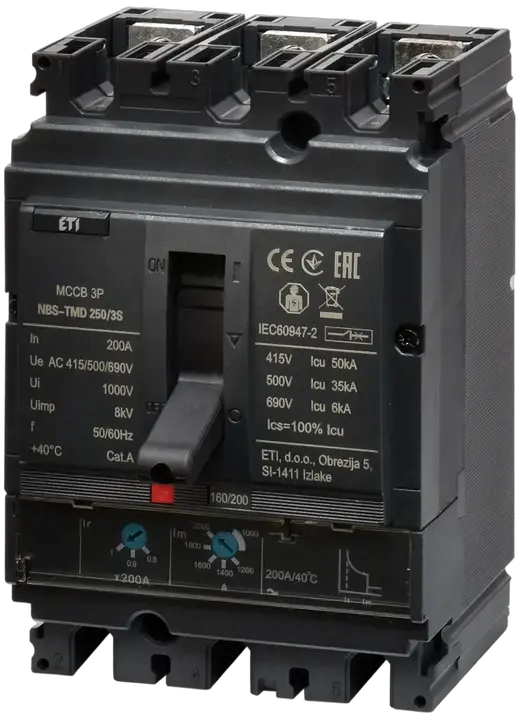 Image of NBS-TMD 250/3S 200A 3P