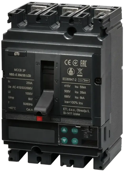 Image of NBS-E 250/3S LCD 250A 3P
