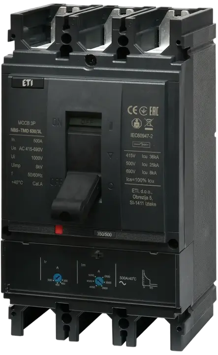 Image of NBS-TMD 630/3L 500A 3P